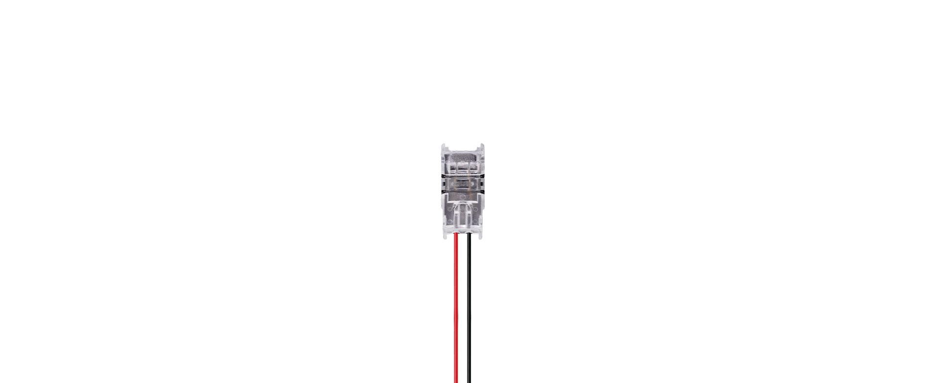 Conector 2 Fios para Fita de 8mm - Conexão Segura e Fácil
