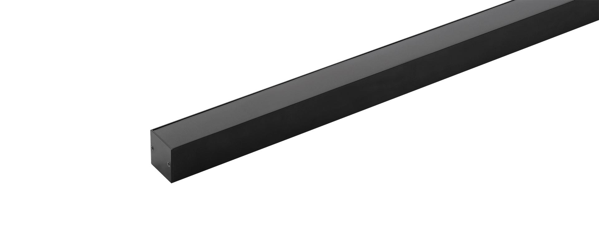 Perfil de Sobrepor LED ARCHI 24V - 37W - 520lm/m - Lente Preta - IRC 93
