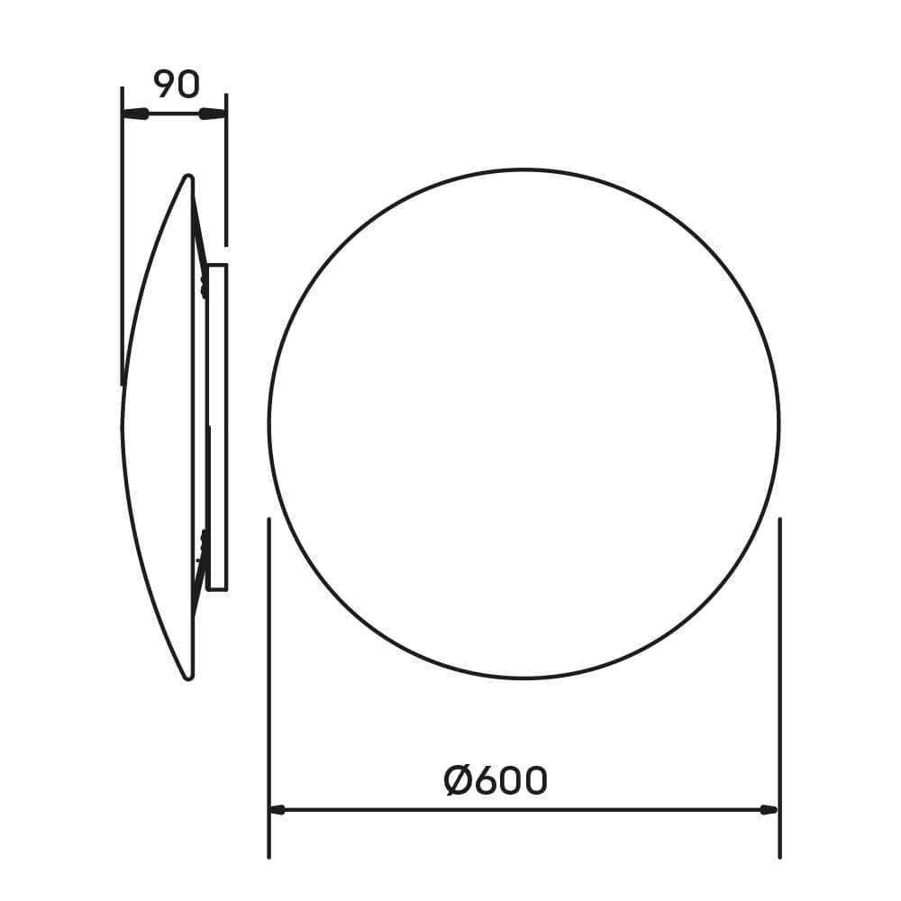 Arandela Pleine Lune Led