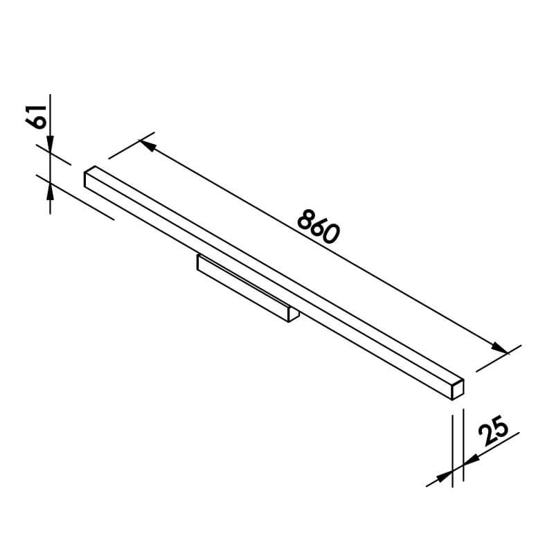 Arandela Fit 25 Wall